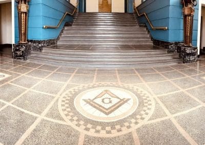Entry hall at Highlands Event Center of Denver