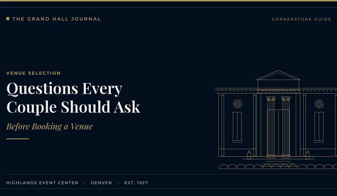 Questions Every Couple Should Ask a Wedding Venue Before Booking