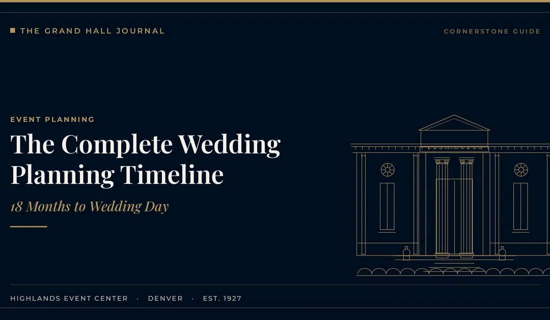 The Complete Wedding Planning Timeline: 18 Months to Wedding Day